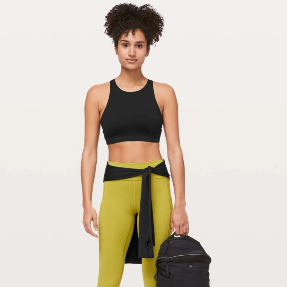 Lululemon Energy Bra *High Neck Black - Size 8 - Picture 3 of 11